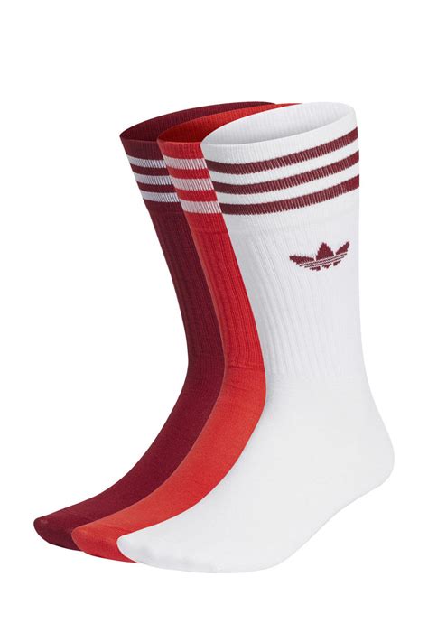 adidas sokken rood|Sokken voor heren .